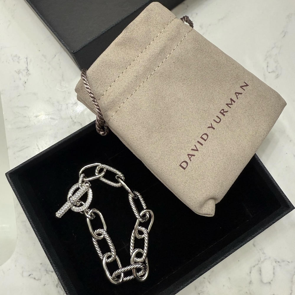 David Yurman Silver Chain Bracelet